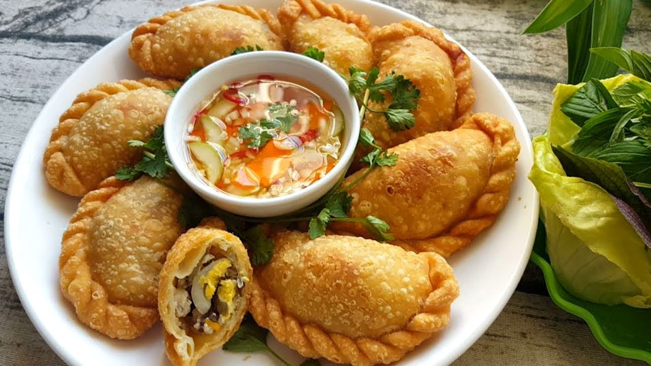 Cách làm bánh gối mặn bằng nồi chiên không dầu giòn ngon, không dầu mỡ