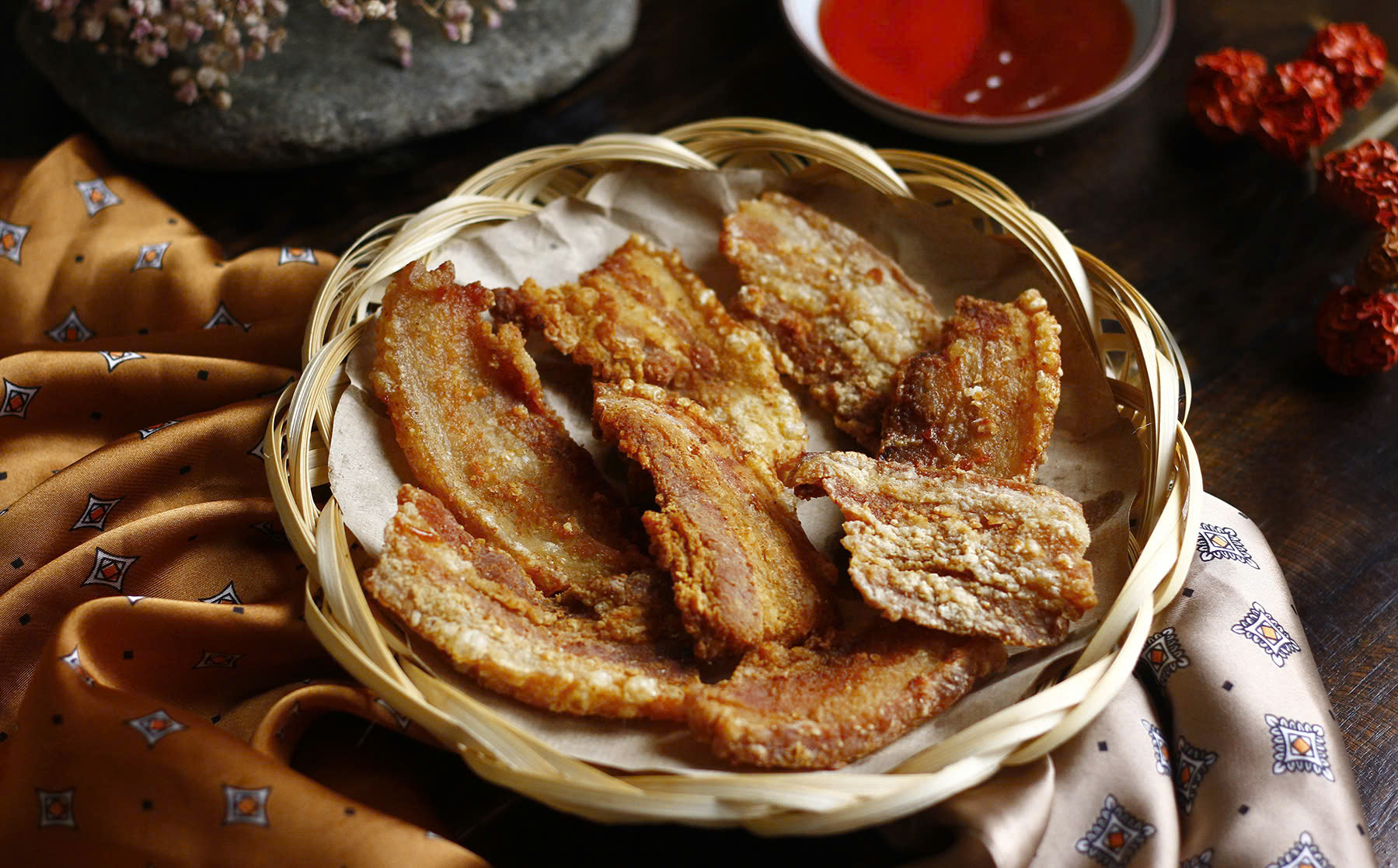 Cách làm tóp mỡ ba chỉ giòn rụm