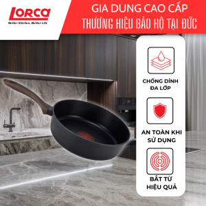 CHẢO CHỐNG DÍNH INOX LIỀN KHỐI VÂN ĐÁ LORCA TA 2034A