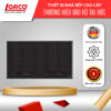 BẾP TỪ ĐÔI LORCA TA 1008VN